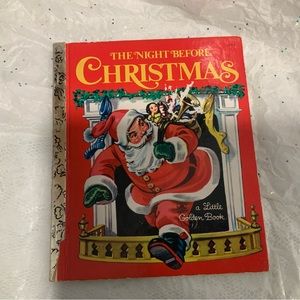 THE NIGHT BEFORE CHRISTMAS 1977 Golden Book CLASSIC